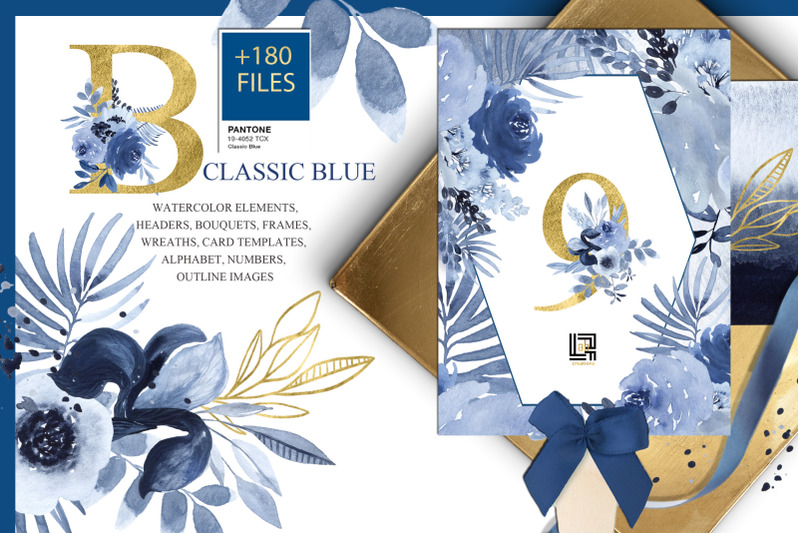 classic-blue-large-watercolor-floral-collection