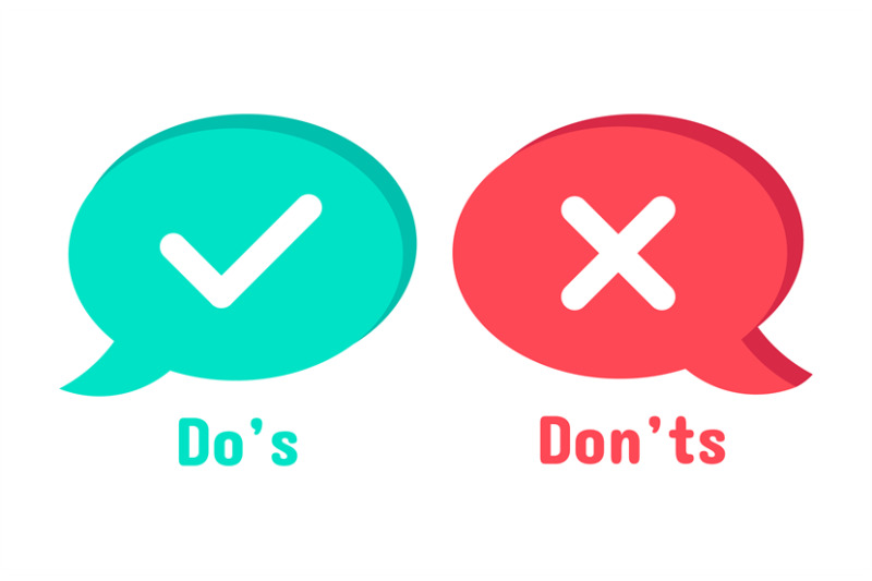 do-and-dont-icons-speech-bubble-checklist-element-yes-and-no-dialogu