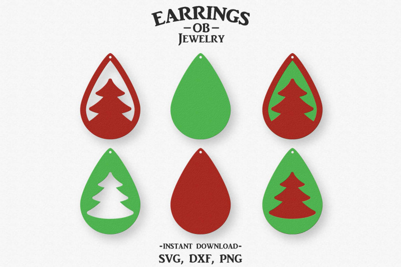 christmas-tree-earring-svg-stacked-teardrop-cut-file