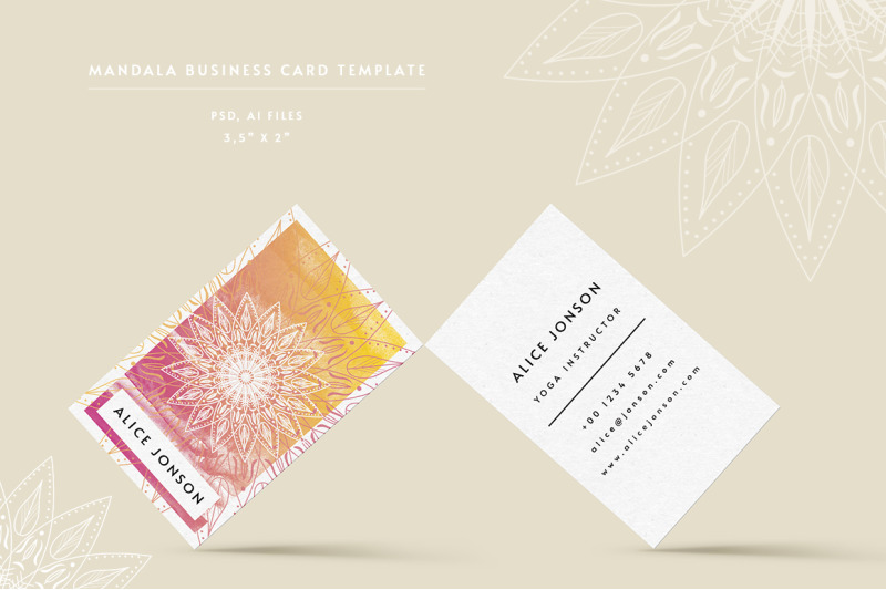 mandala-business-card-template