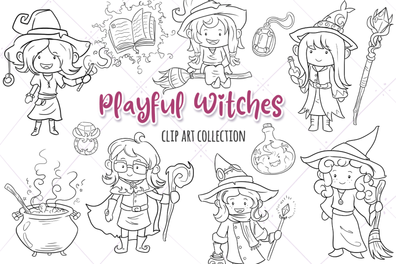 playful-witches-fantasy-digital-stamps