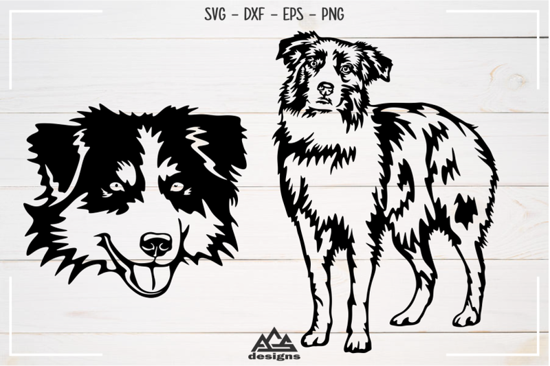 Download Dog Australian Shepherd Svg Design By AgsDesign ...