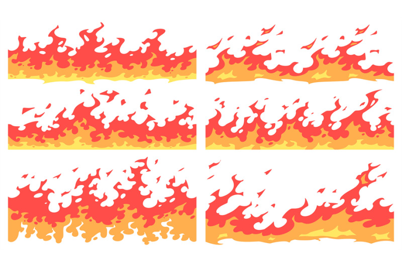 cartoon-fire-border-flame-divider-bright-fire-flames-borders-and-sea