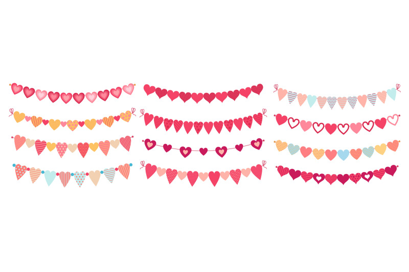 bunting-hearts-love-valentines-heart-shapes-buntings-wedding-day-dec