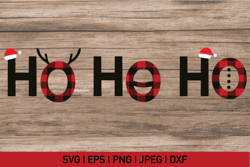 ho-ho-ho-christmas-buffalo-plaid