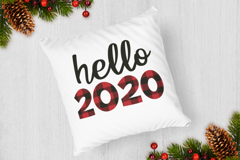 hello-2020-buffalo-plaid-svg