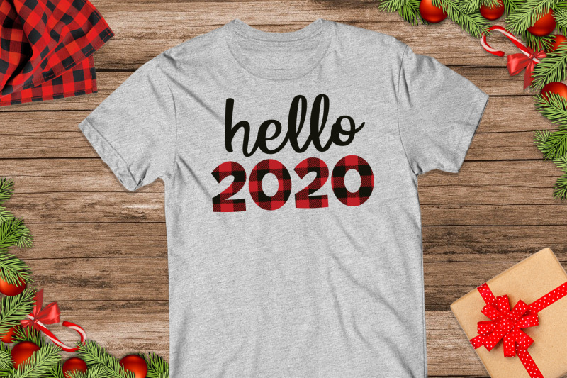 hello-2020-buffalo-plaid-svg