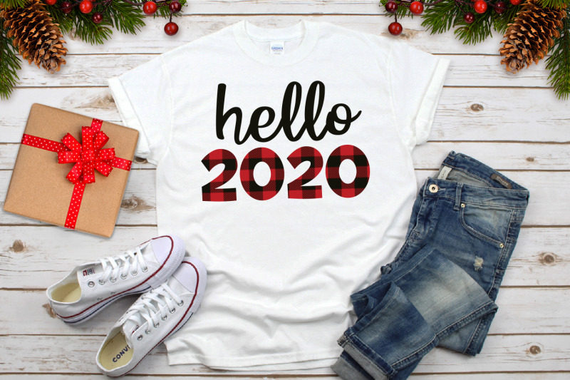 hello-2020-buffalo-plaid-svg