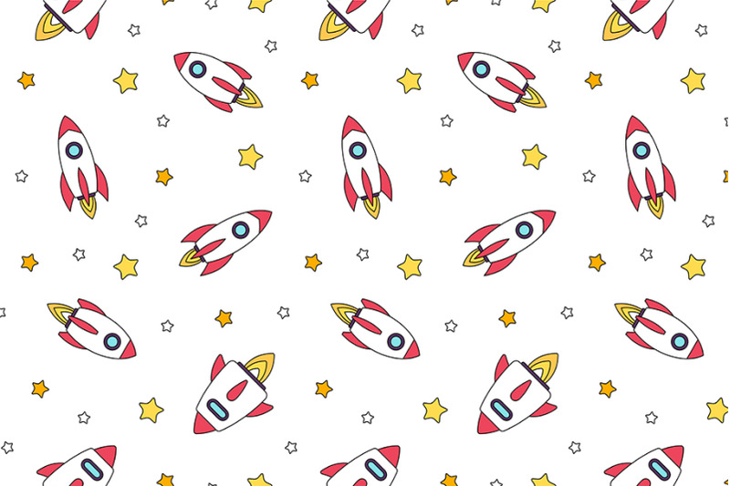seamless-pattern-with-rockets