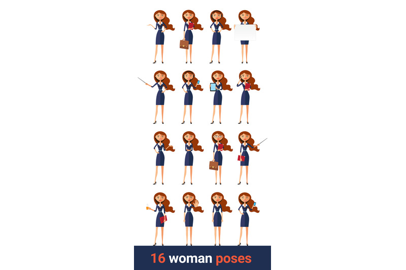 business-woman-character-cartoon-collection-in-different-poses