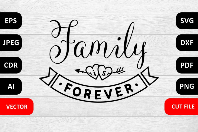 Valentine Love Family SVG Quote cut file By Zoya_Miller ...