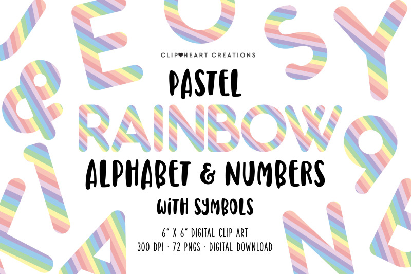 pastel-rainbow-alphabet-digital-clip-at-letters