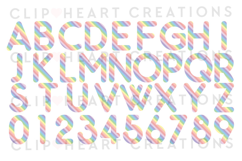 pastel-rainbow-alphabet-digital-clip-at-letters