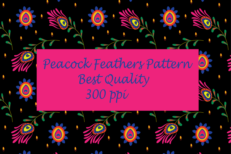 peacock-feathers-pattern-black