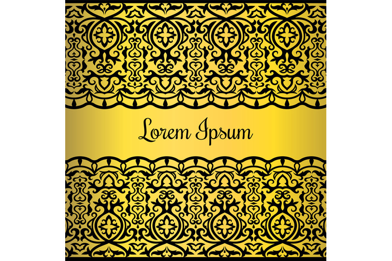 gold-lace-style-card-design