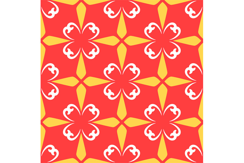 red-arabic-ornamental-ceramic-tile