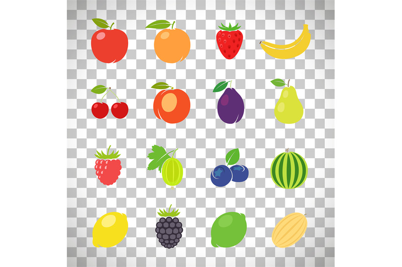 fruits-retro-set-on-transparent-background