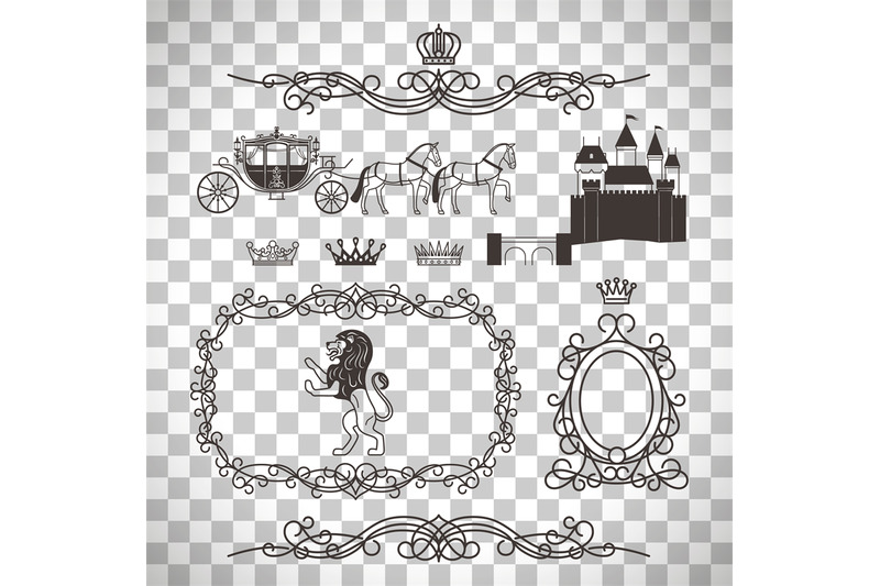 vintage-royal-elements-in-line-style