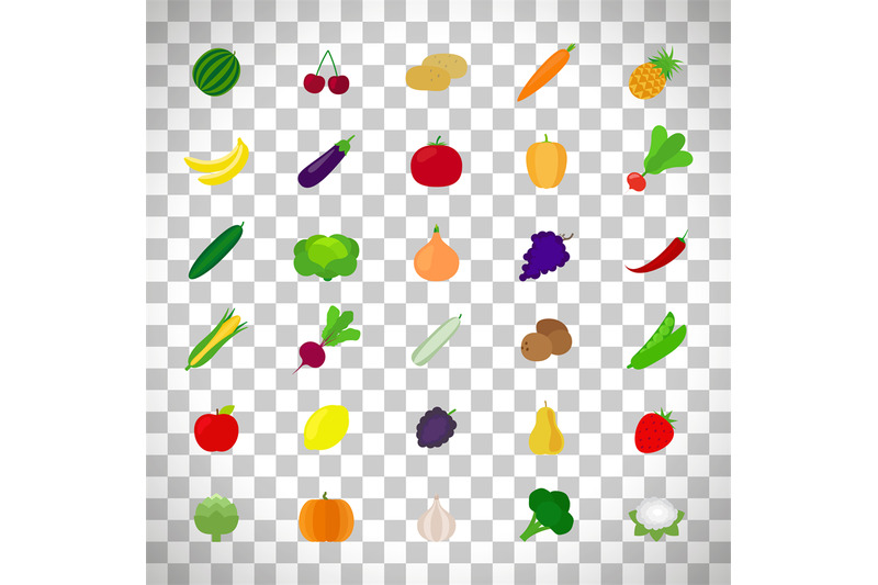 vegetables-and-fruit-icons