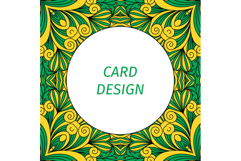 card-design-with-floral-decorative-ornament