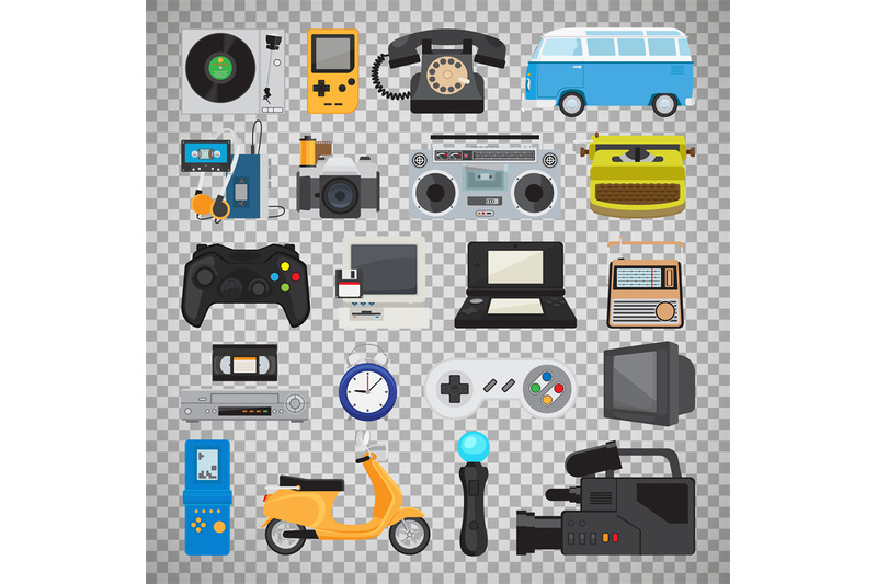 hipster-tech-gadget-icons