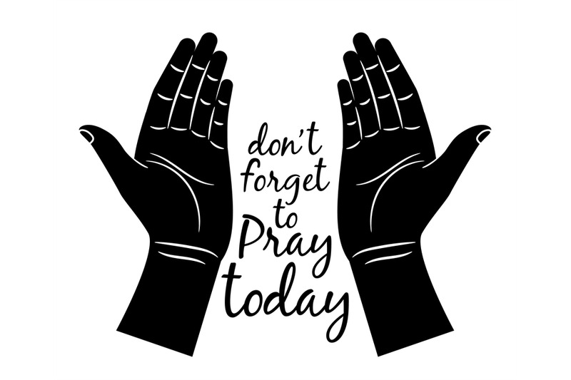 Download Jesus praying hands silhouette By SmartStartStocker | TheHungryJPEG.com