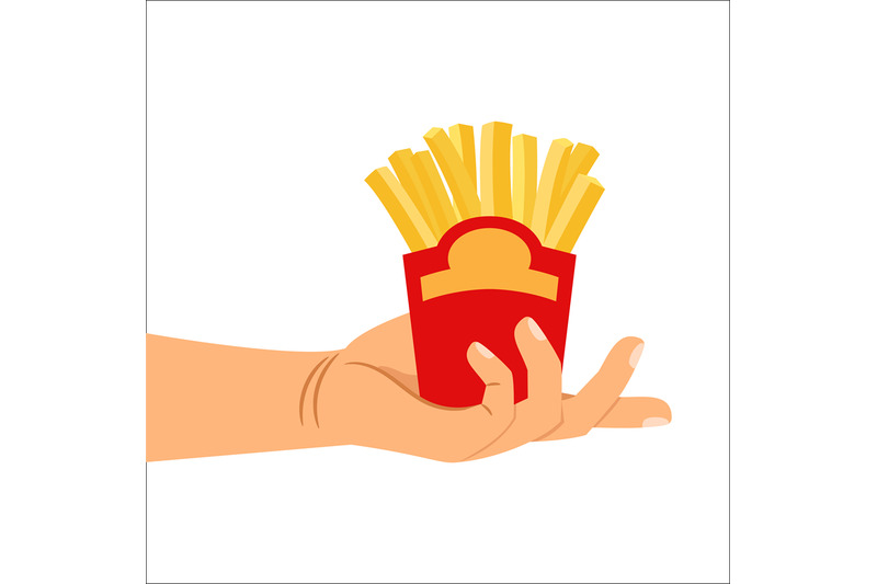 hand-holding-french-fries