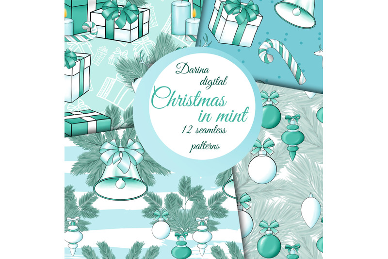 christmas-in-mint-patterns