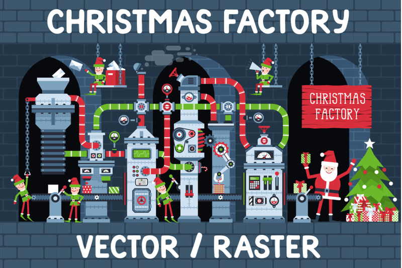 christmas-factory