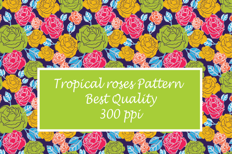 tropical-roses-pattern
