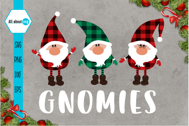 christmas-gnomies-buffalo-plaid-svg