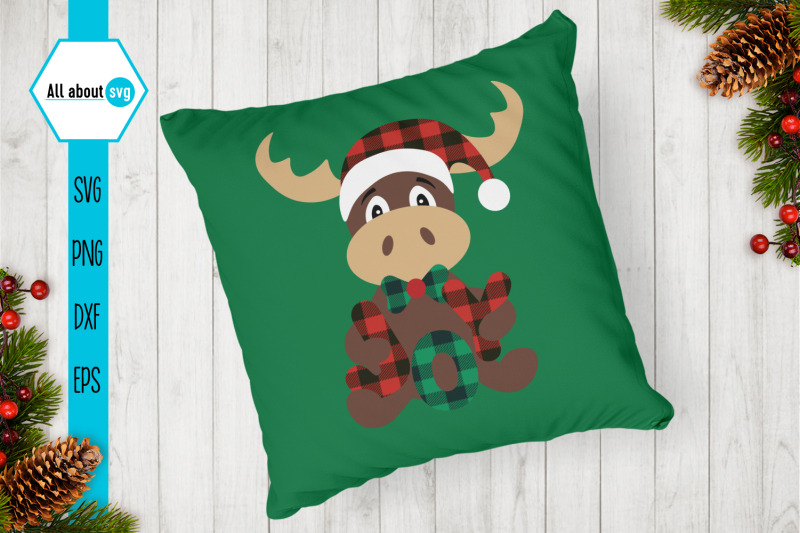 christmas-buffalo-plaid-reindeer-svg