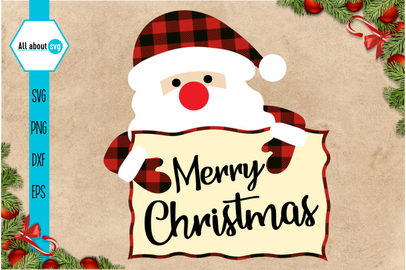 Santa Claus Merry Christmas Svg By All About Svg ...