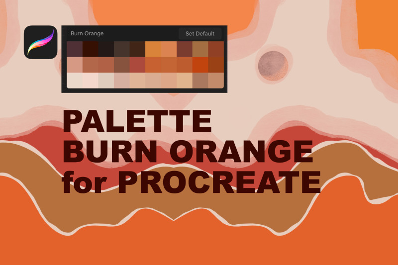 palette-burn-orange-for-procreate
