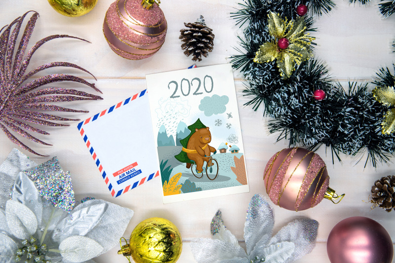 2020-new-year-greeting-postcards-with-back-side