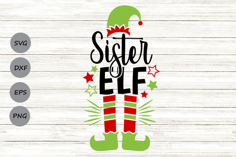 sister-elf-svg-christmas-svg-elf-svg-sister-svg-elf-hat-svg