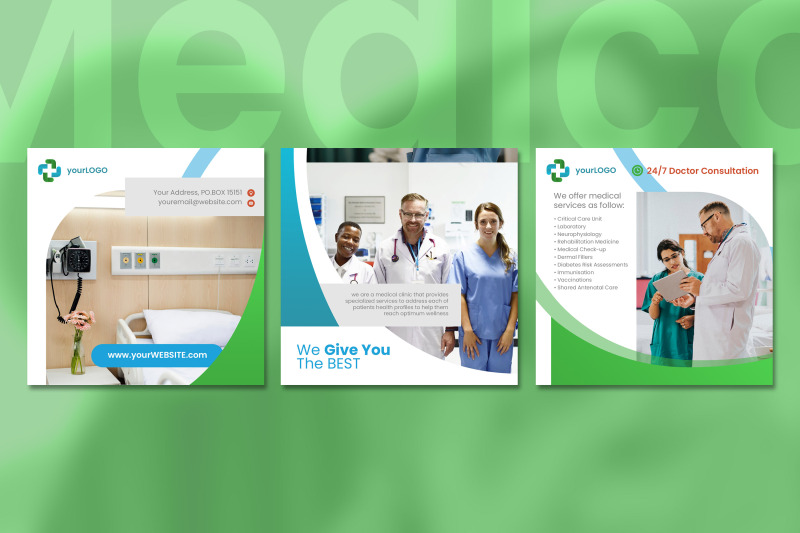 medical-social-media-post-template-with-a-green-color-theme