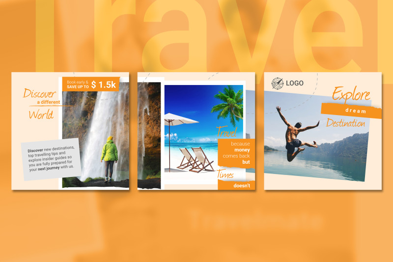 travel-social-media-post-template-with-an-orange-color-theme