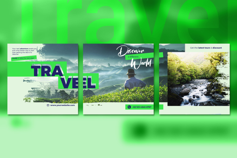 travel-social-media-post-template-with-a-green-color-theme