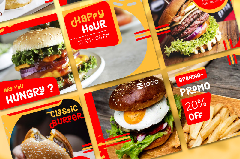 burger-social-media-post-template-with-a-red-color-theme