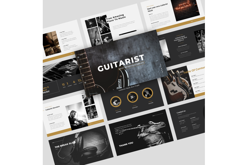 guitarist-music-google-slide-template