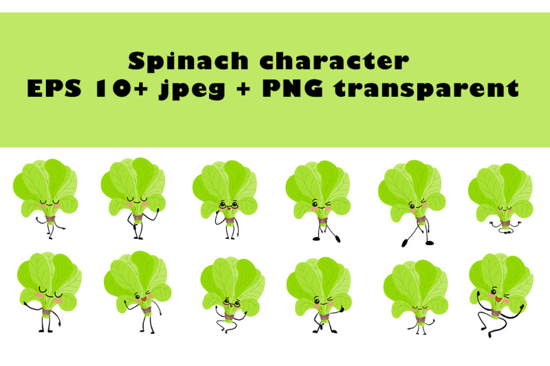 spinach-character-eps-10-jpeg-png-transparent-healthy-food-vegeta