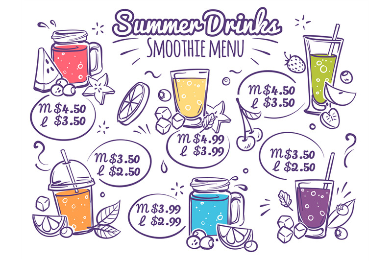 smoothie-menu-fruit-drinks-colorful-organic-cocktail-juices-with-ber