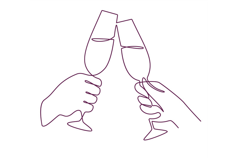 hands-with-champagne-glasses-linear-mans-and-womens-hand-and-wine-gla