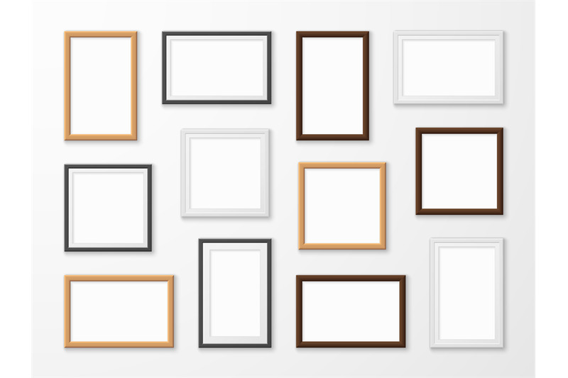 realistic-image-frames-picture-frame-in-different-colors-hanging-bla