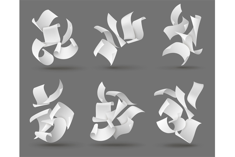 falling-paper-sheets-white-flying-papers-with-curved-corners-blank-d