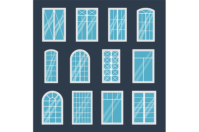 window-exterior-various-glass-windows-frame-types-construction-sashe