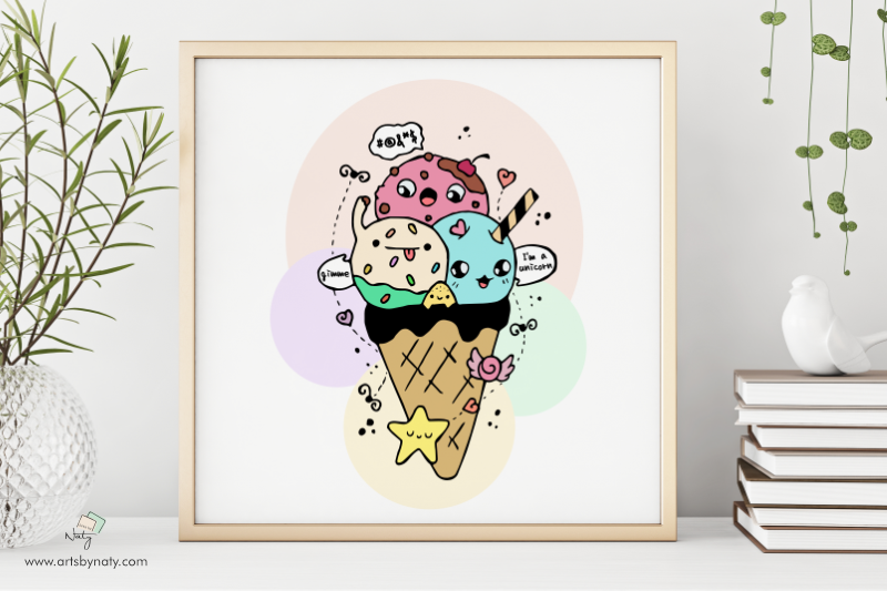 cute-icecream-kawaii-illustration-printable-jpg-high-quality-files