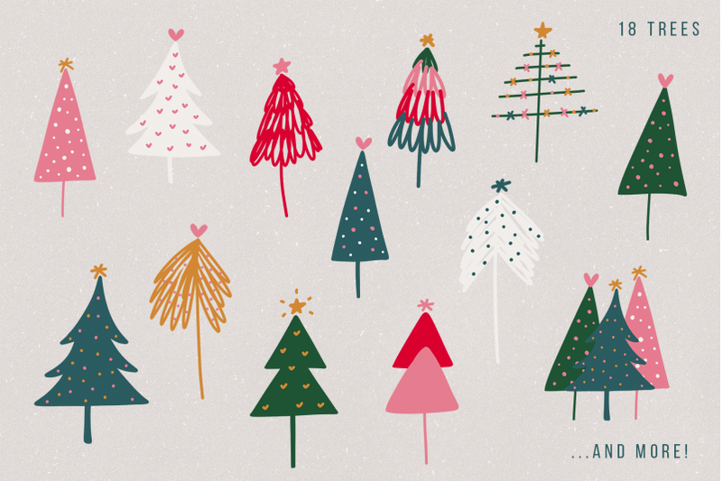 messy-and-modern-christmas-tree-illustrations