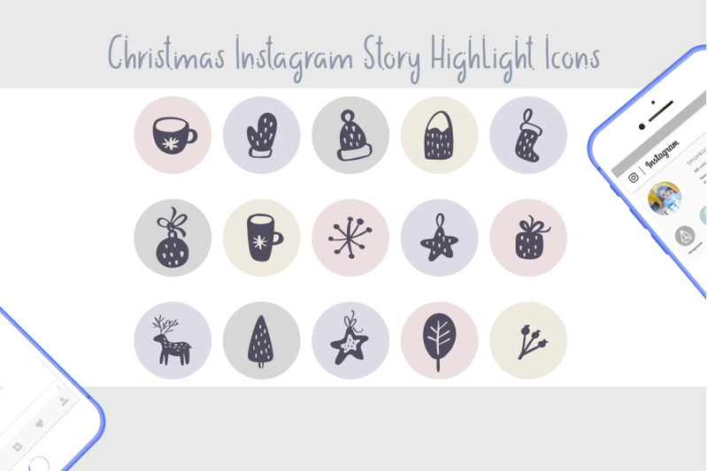christmas-instagram-highlight-story-icons